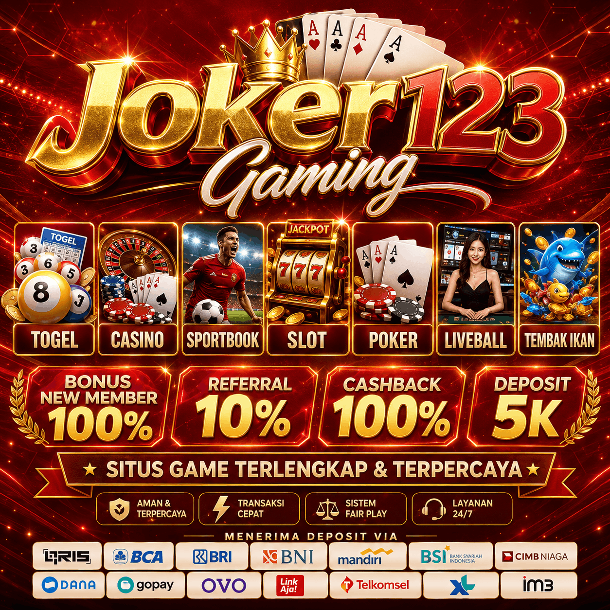 Joker123 🚇 Lu Punya Duit Lu Main Joker123 Gaming Pasti Win by Hey JOKER123